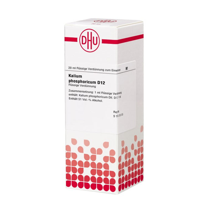 DHU Kalium phosphoricum D12 Dilution, 20 ml Solution