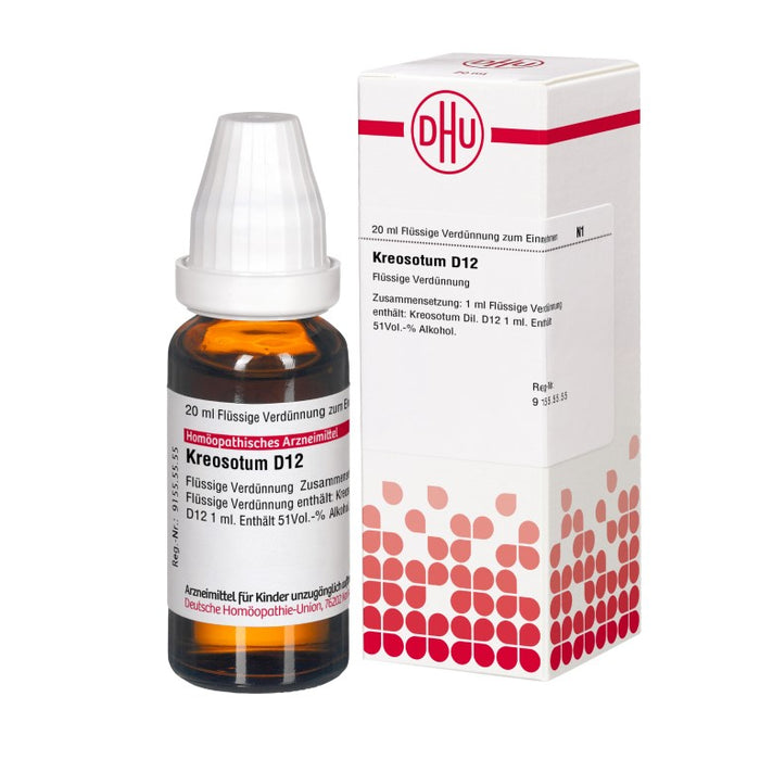 Kreosotum D12 DHU Dilution, 20 ml Solution