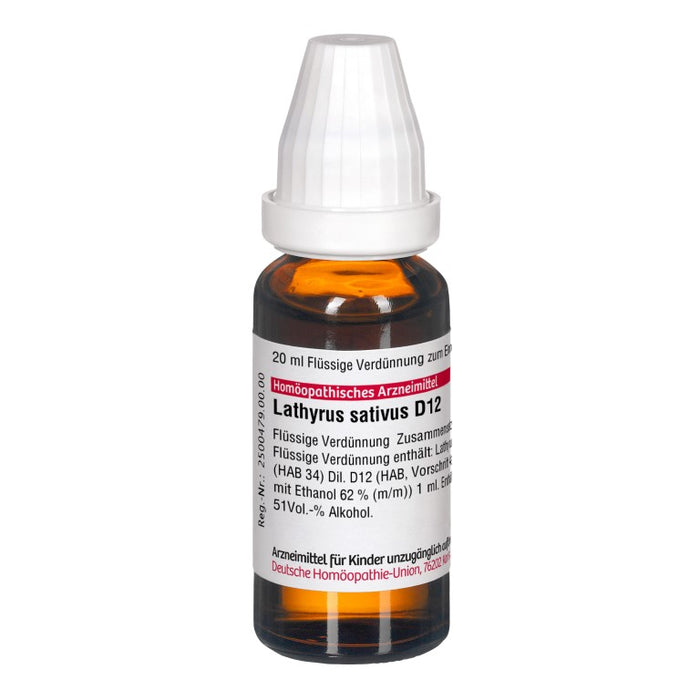 Lathyrus sativus D12 DHU Dilution, 20 ml Solution