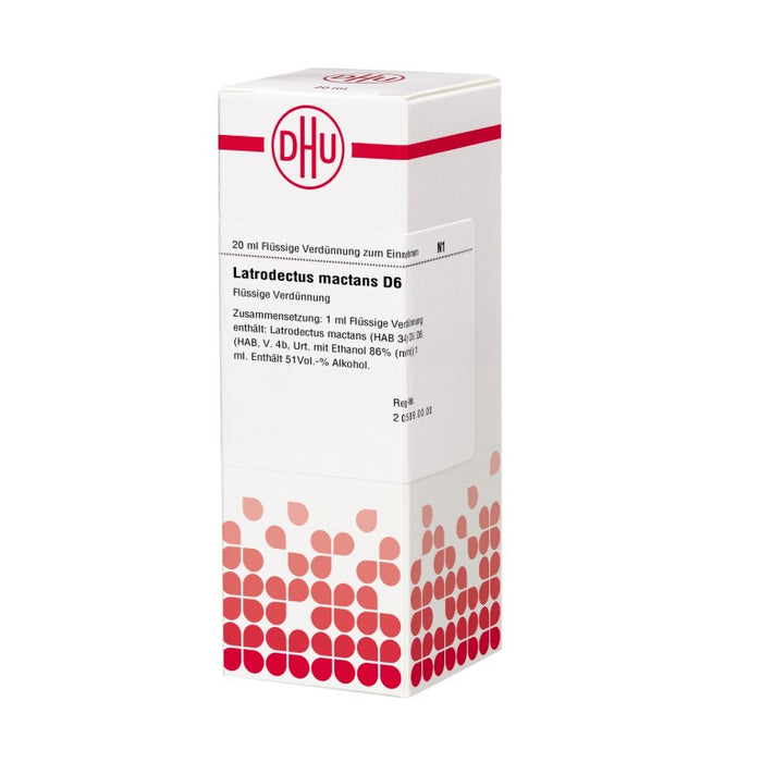 DHU Latrodectus mactans D6 Dilution, 20 ml Solution