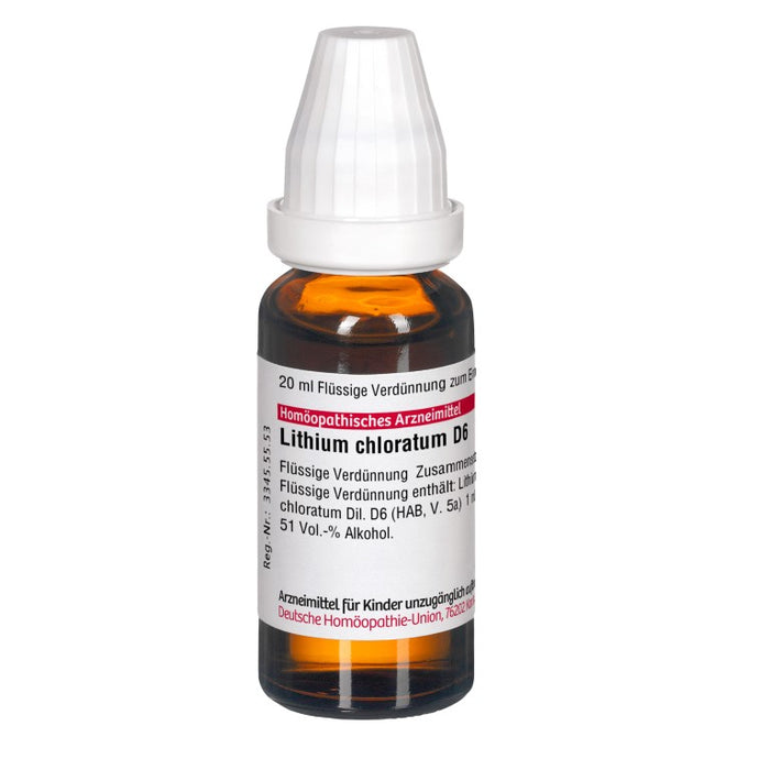 Lithium chloratum D6 DHU Dilution, 20 ml Solution