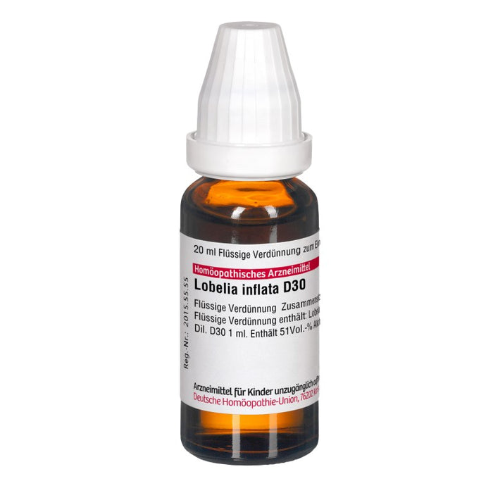 Lobelia inflata D30 DHU Dilution, 20 ml Solution