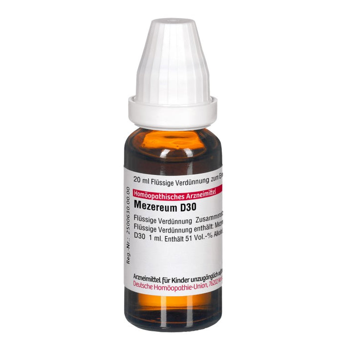DHU Mezereum D30 Dilution, 20 ml Solution