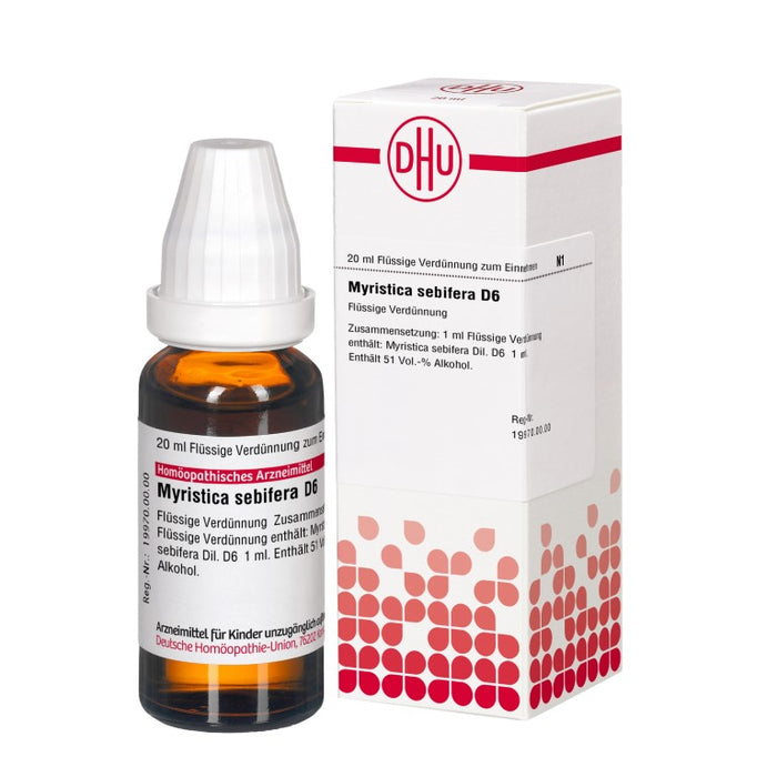 DHU Myristica sebifera D6 Dilution, 20 ml Solution
