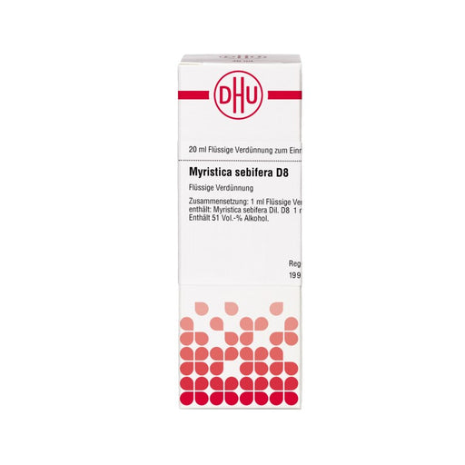 Myristica sebifera D8 DHU Dilution, 20 ml Lösung