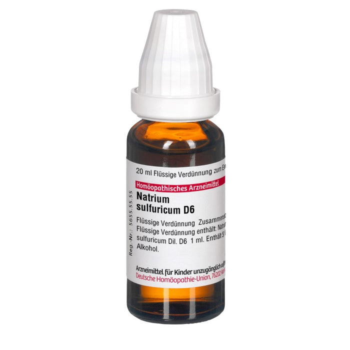 DHU Natrium sulfuricum D6 Dilution, 20 ml Solution