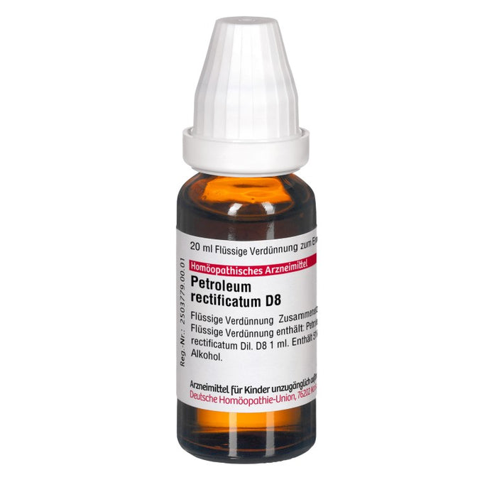 Petroleum rectificatum D8 DHU Dilution, 20 ml Solution