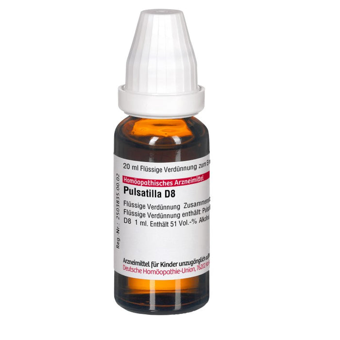 DHU Pulsatilla D8 Dilution, 20 ml Solution