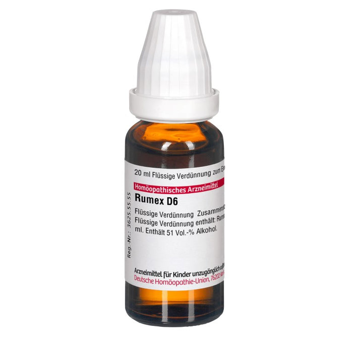 DHU Rumex D6 Dilution, 20 ml Solution