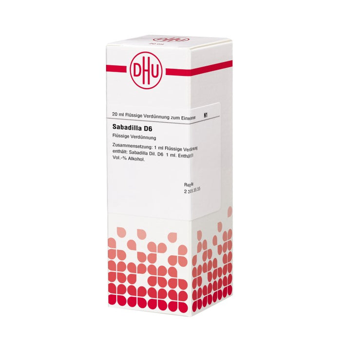 Sabadilla D6 DHU Dilution, 20 ml Solution