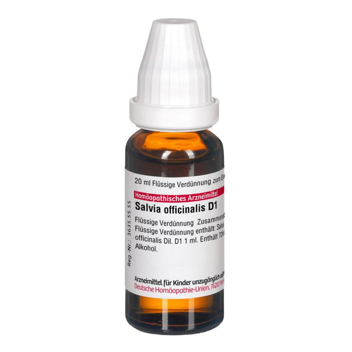 Salvia officinalis D1 DHU Dilution, 20 ml Solution