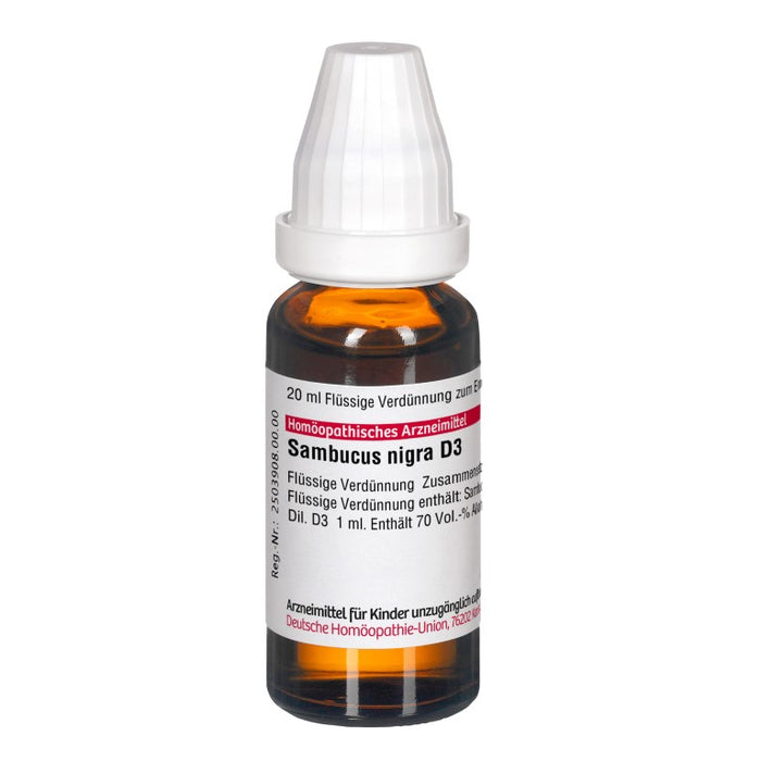 Sambucus nigra D3 DHU Dilution, 20 ml Solution