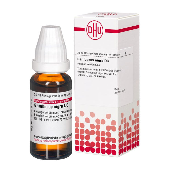Sambucus nigra D3 DHU Dilution, 20 ml Solution