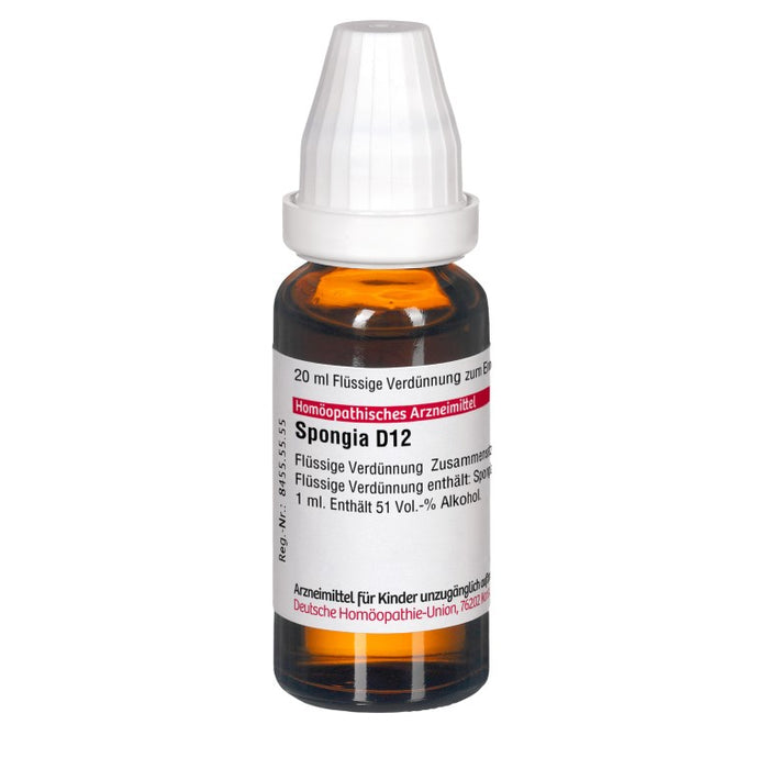 DHU Spongia D12 Dilution, 20 ml Solution