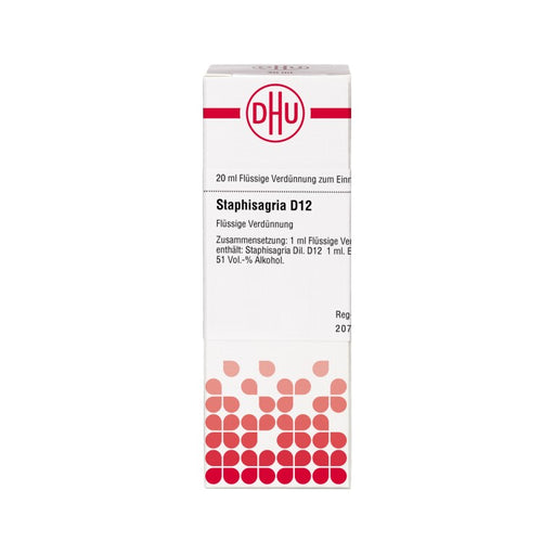 DHU Staphisagria D12 Dilution, 20 ml Lösung
