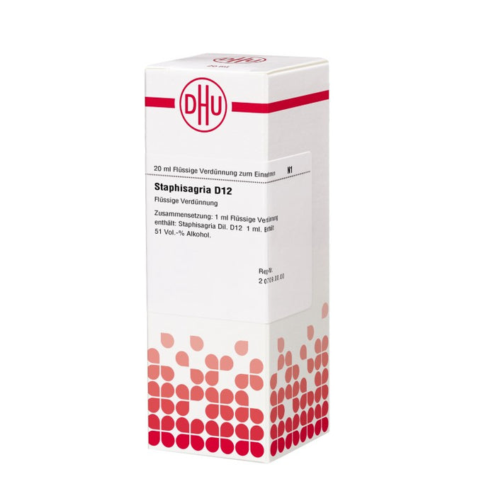 DHU Staphisagria D12 Dilution, 20 ml Solution