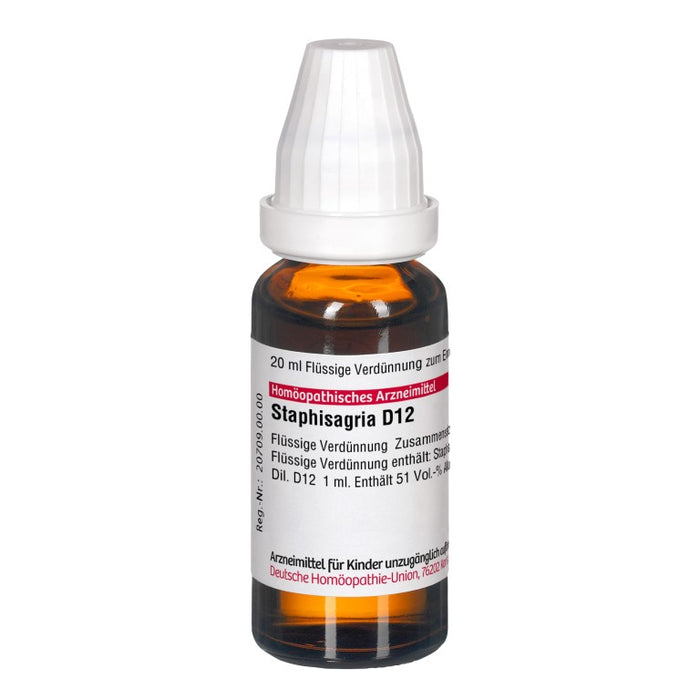 DHU Staphisagria D12 Dilution, 20 ml Solution