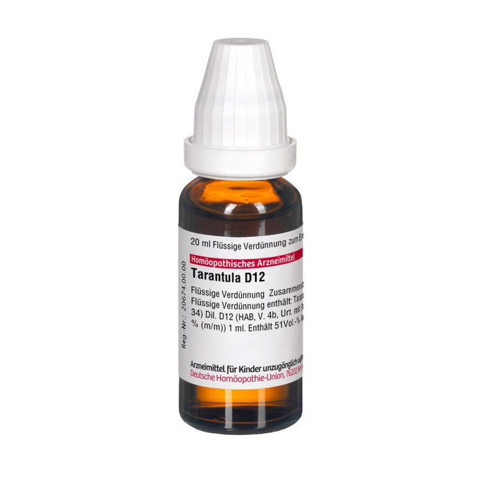 DHU Tarantula D12 Dilution, 20 ml Solution