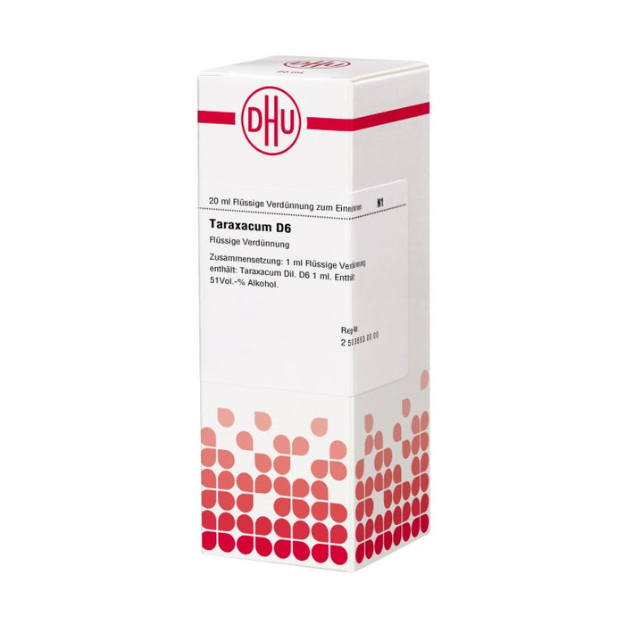 DHU Taraxacum D6 Dilution, 20 ml Solution