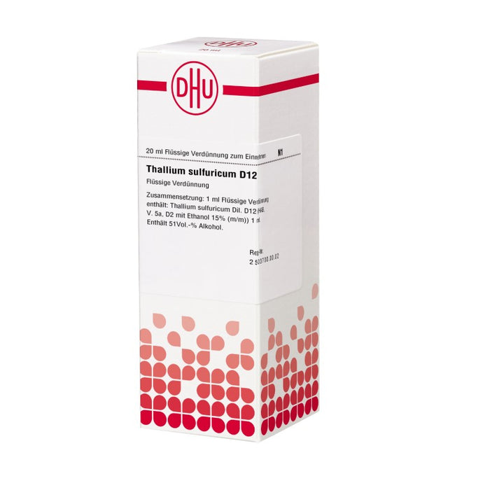Thallium sulfuricum D12 DHU Dilution, 20 ml Solution