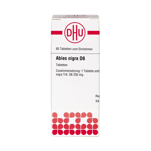 Abies nigra D6 DHU Tabletten, 80 St. Tabletten