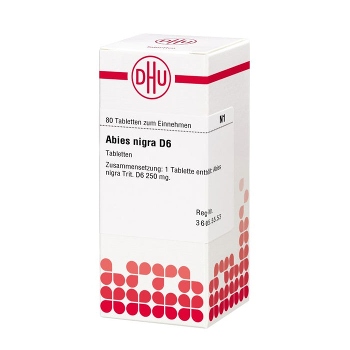 Abies nigra D6 DHU Tabletten, 80 pc Tablettes