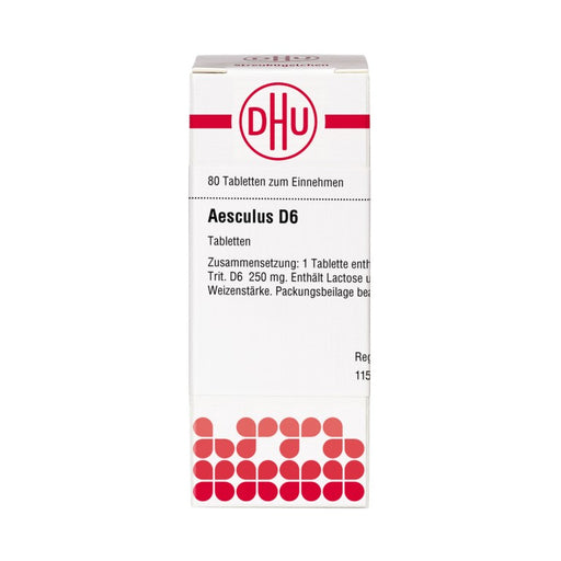 DHU Aesculus D6 Tabletten, 80 St. Tabletten