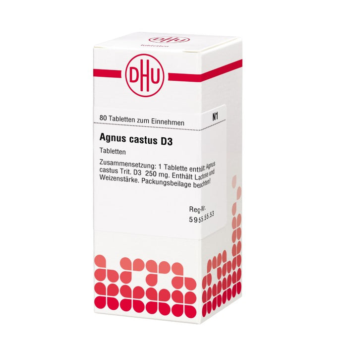 Agnus castus D3 DHU Tabletten, 80 pc Tablettes