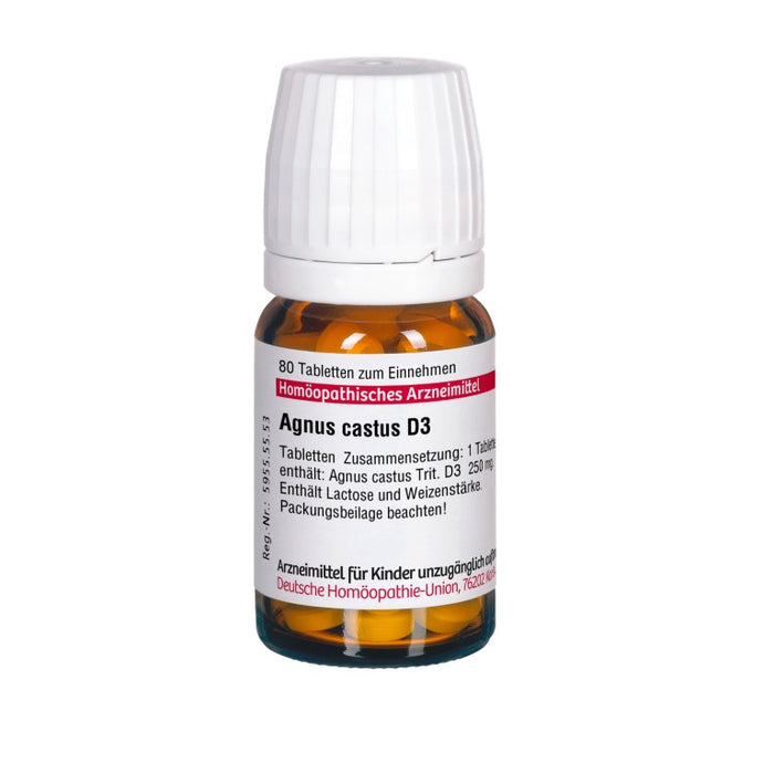 Agnus castus D3 DHU Tabletten, 80 pc Tablettes