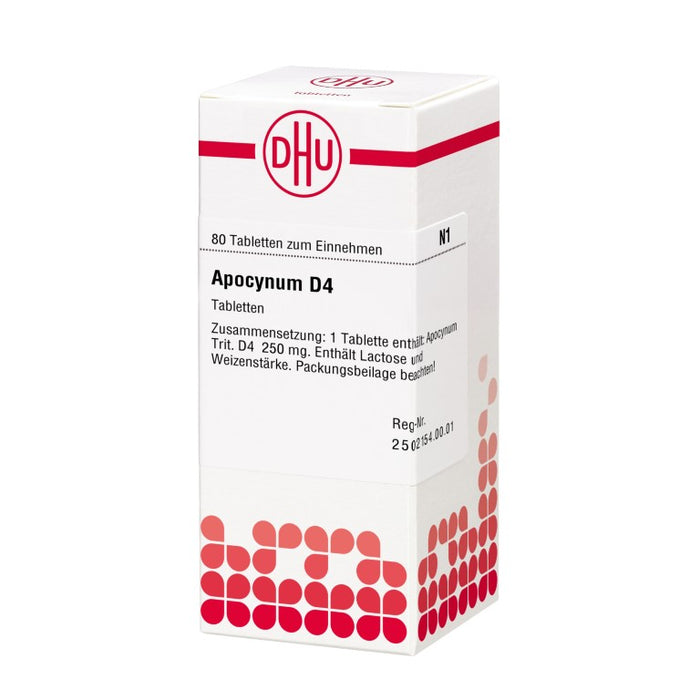 Apocynum D4 DHU Tabletten, 80 St. Tabletten