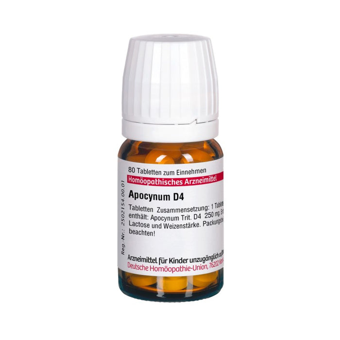 Apocynum D4 DHU Tabletten, 80 St. Tabletten