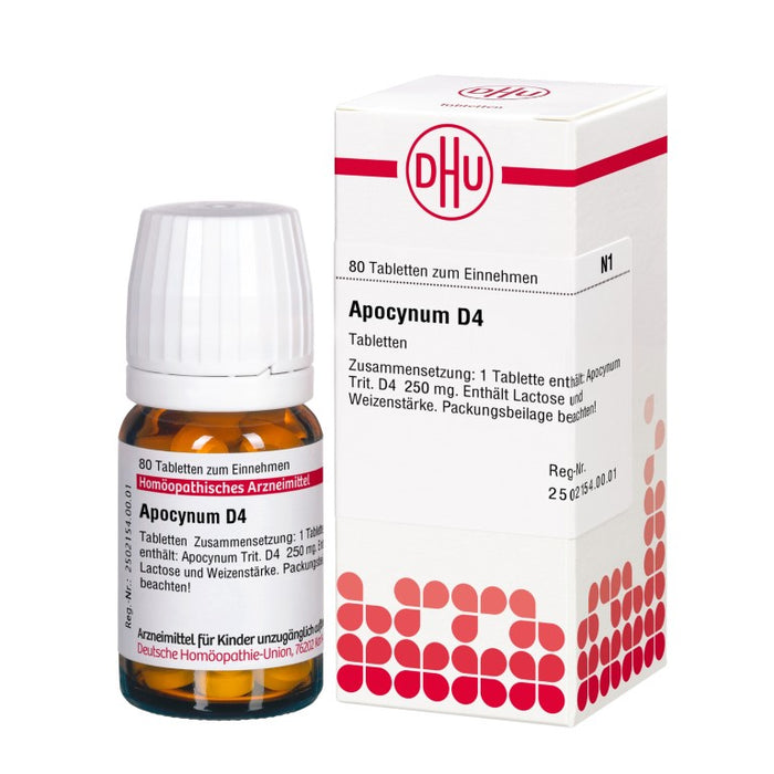 Apocynum D4 DHU Tabletten, 80 St. Tabletten
