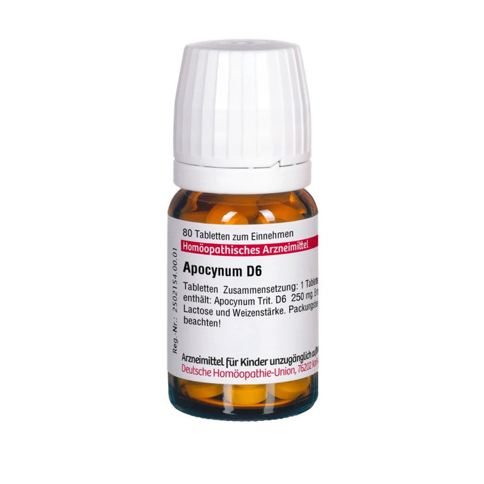 Apocynum D6 DHU Tabletten, 80 St. Tabletten
