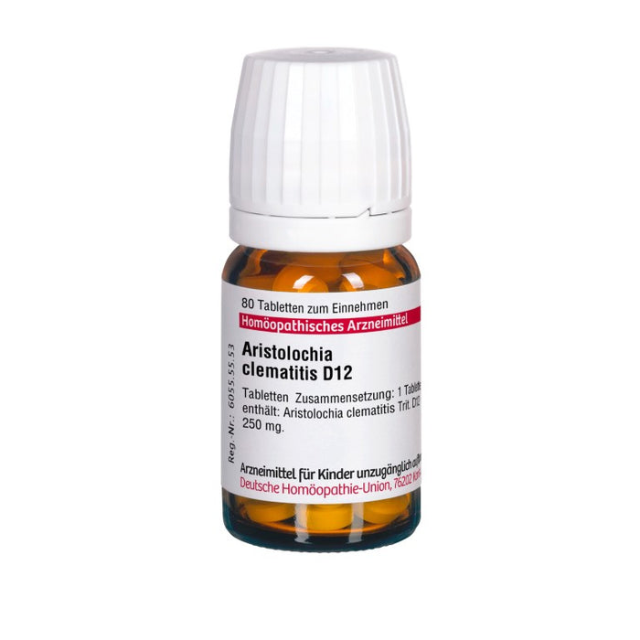 Aristolochia clematitis D12 DHU Tabletten, 80 pc Tablettes