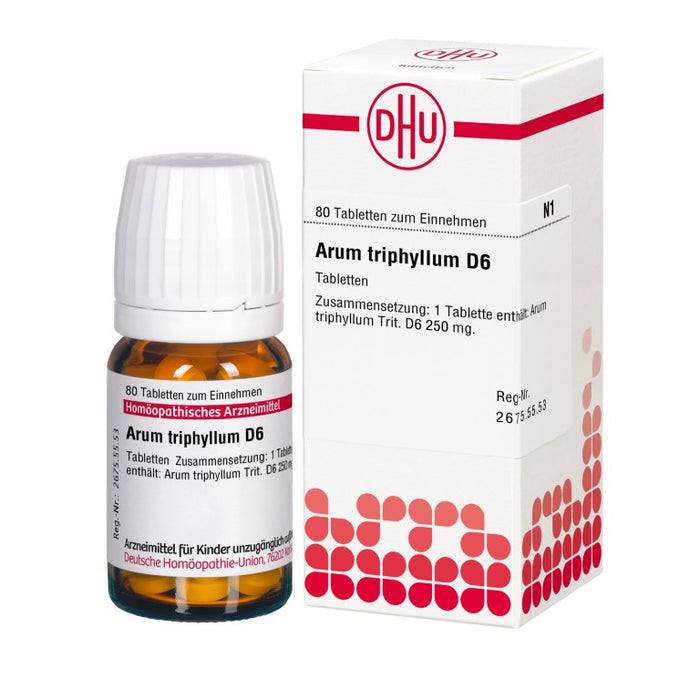 Arum triphyllum D6 DHU Tabletten, 80 pcs. Tablets