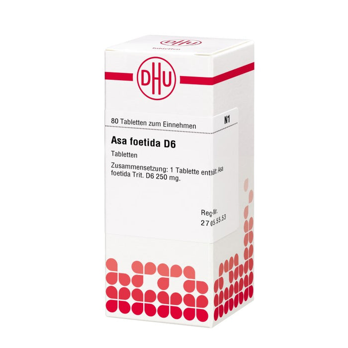 Asa foetida D6 DHU Tabletten, 80 pc Tablettes