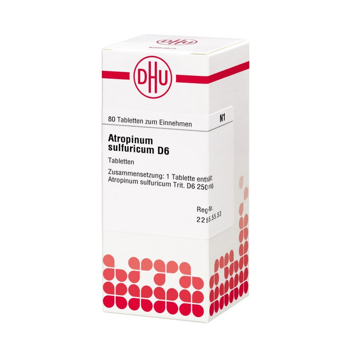 Atropinum sulfuricum D6 DHU Tabletten, 80 pc Tablettes