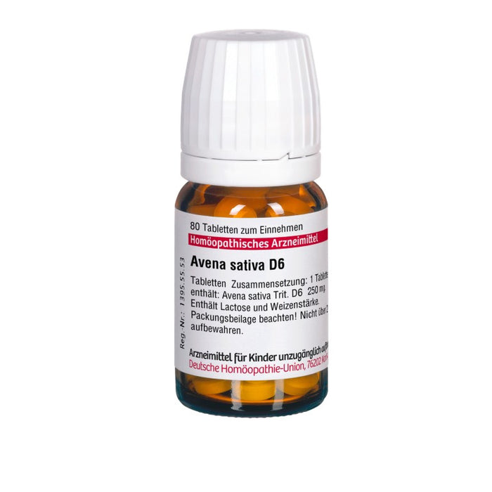 Avena sativa D6 DHU Tabletten, 80 pc Tablettes