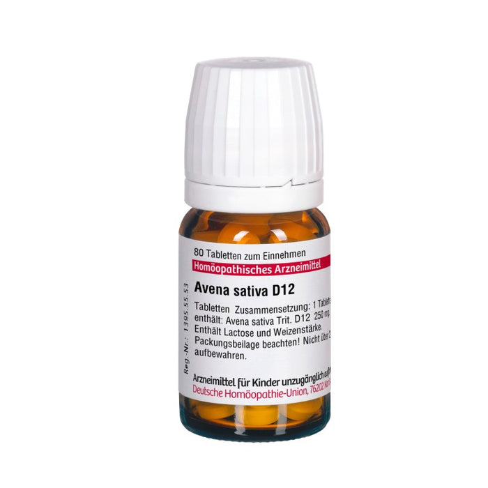 Avena sativa D12 DHU Tabletten, 80 pcs. Tablets
