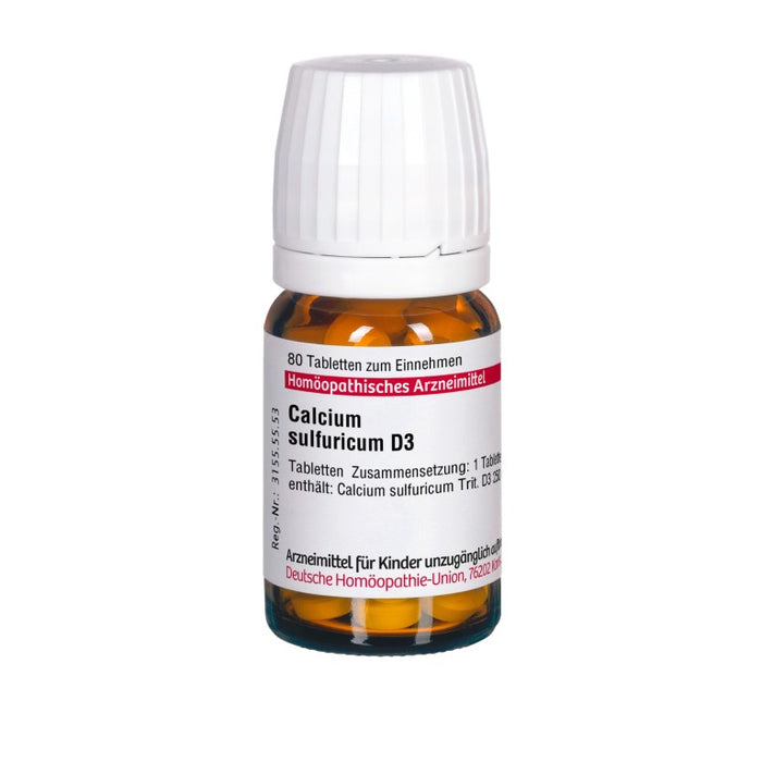 Calcium sulfuricum D3 DHU Tabletten, 80 St. Tabletten