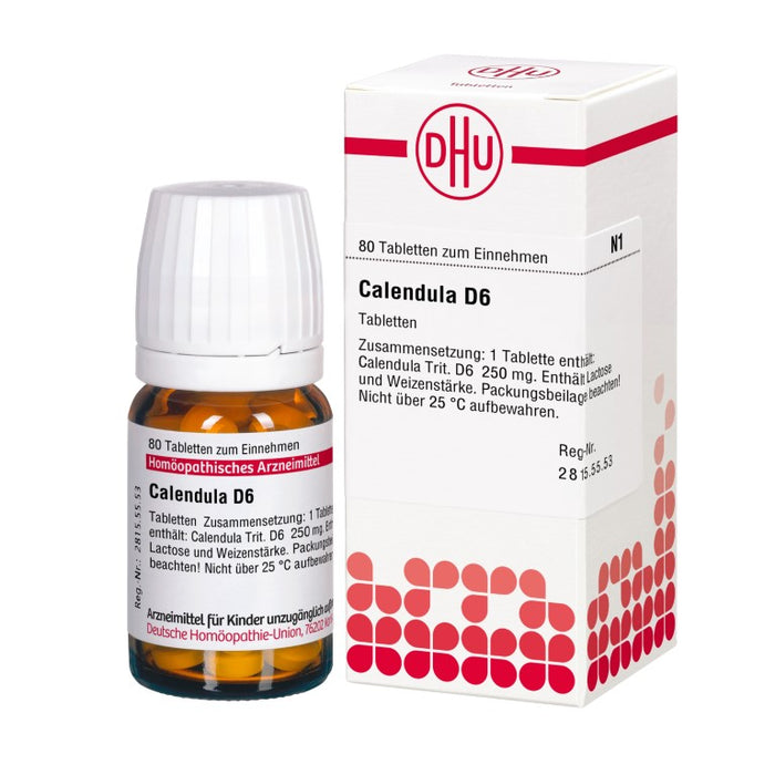 Calendula D6 DHU Tabletten, 80 pc Tablettes