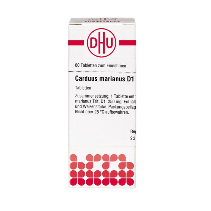 DHU Carduus marianus D1 Tabletten, 80 St. Tabletten
