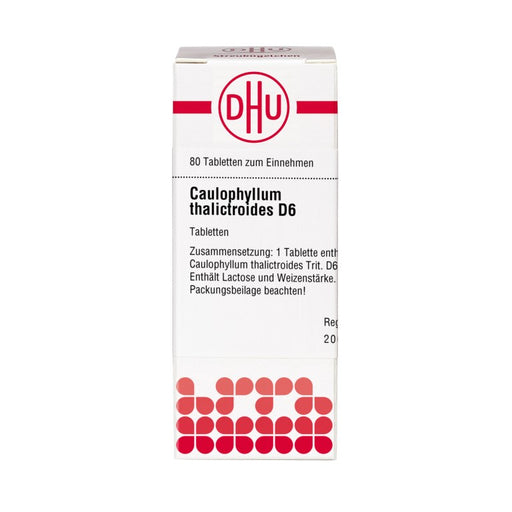 DHU Caulophyllum thalictroides D6 Tabletten, 80 St. Tabletten