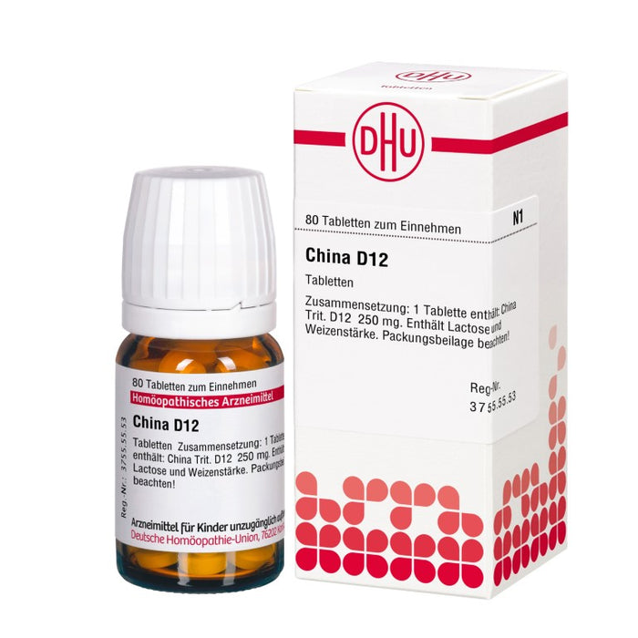 China D12 DHU Tabletten, 80 St. Tabletten