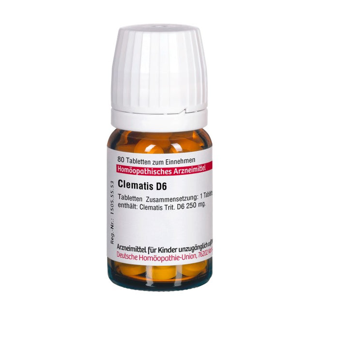 Clematis D6 DHU Tabletten, 80 pc Tablettes