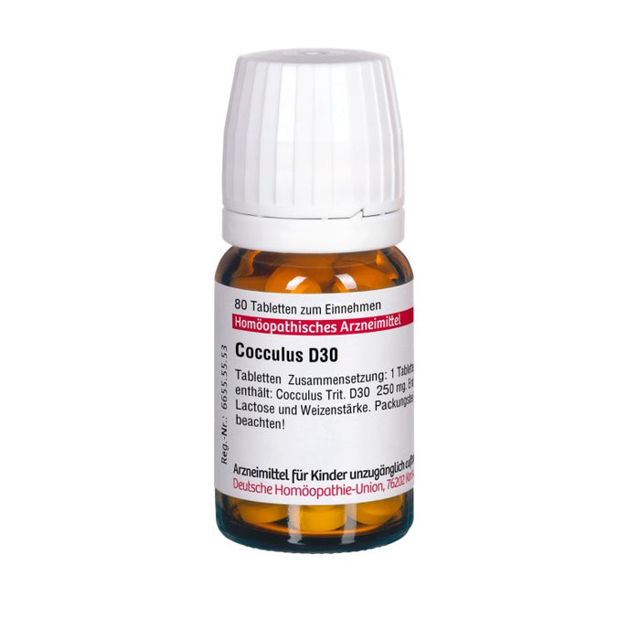 Cocculus D30 DHU Tabletten, 80 pcs. Tablets