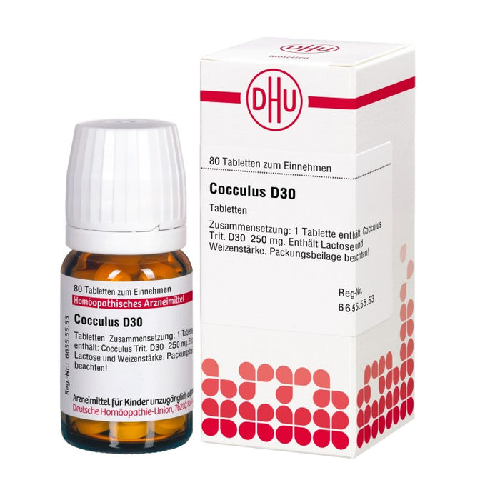 Cocculus D30 DHU Tabletten, 80 pcs. Tablets
