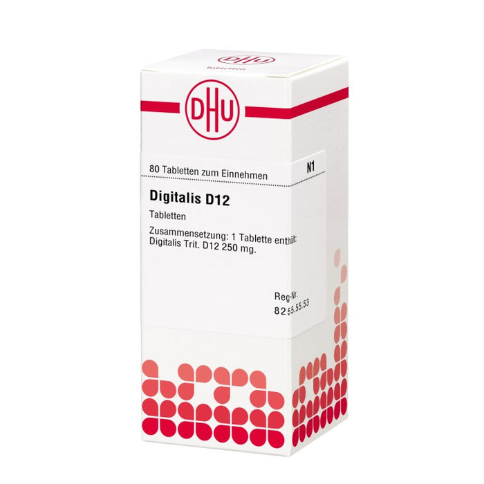 Digitalis D12 DHU Tabletten, 80 pc Tablettes