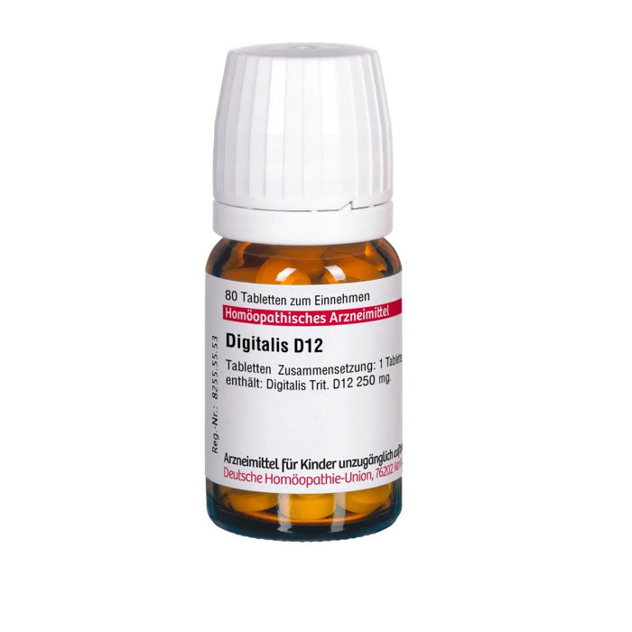 Digitalis D12 DHU Tabletten, 80 pc Tablettes