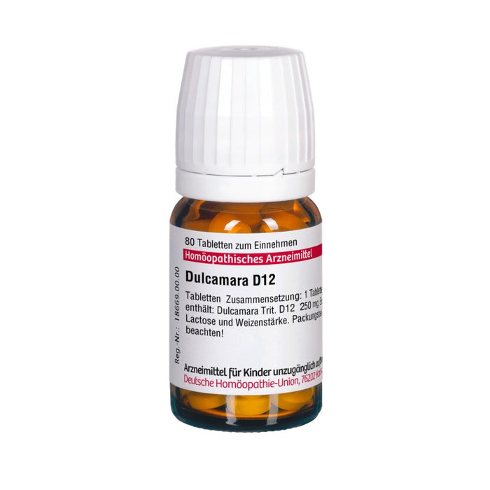 Dulcamara D12 DHU Tabletten, 80 pc Tablettes